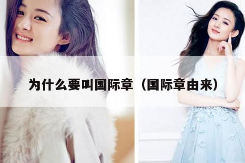 为什么要叫国际章(国际章由来) 为什么要叫国际章(国际章由来)