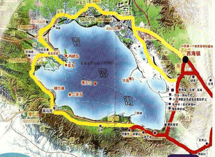 青海湖是我国最大的咸水湖它的湖面大约是多大（我国最大的咸水湖是什么湖）(图7)