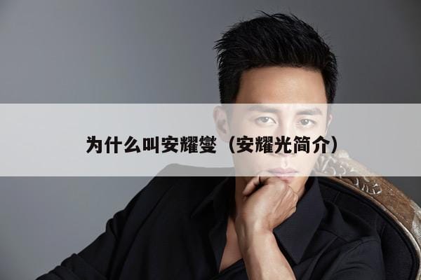 为什么叫安耀燮(安耀光简介) 为什么叫安耀燮(安耀光简介)
