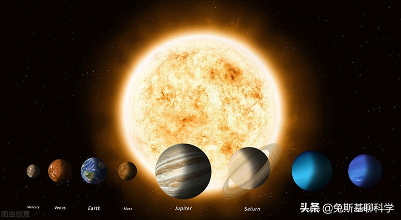 太阳系八大行星大小排名图片（太阳系八大行星示意图）(图1)