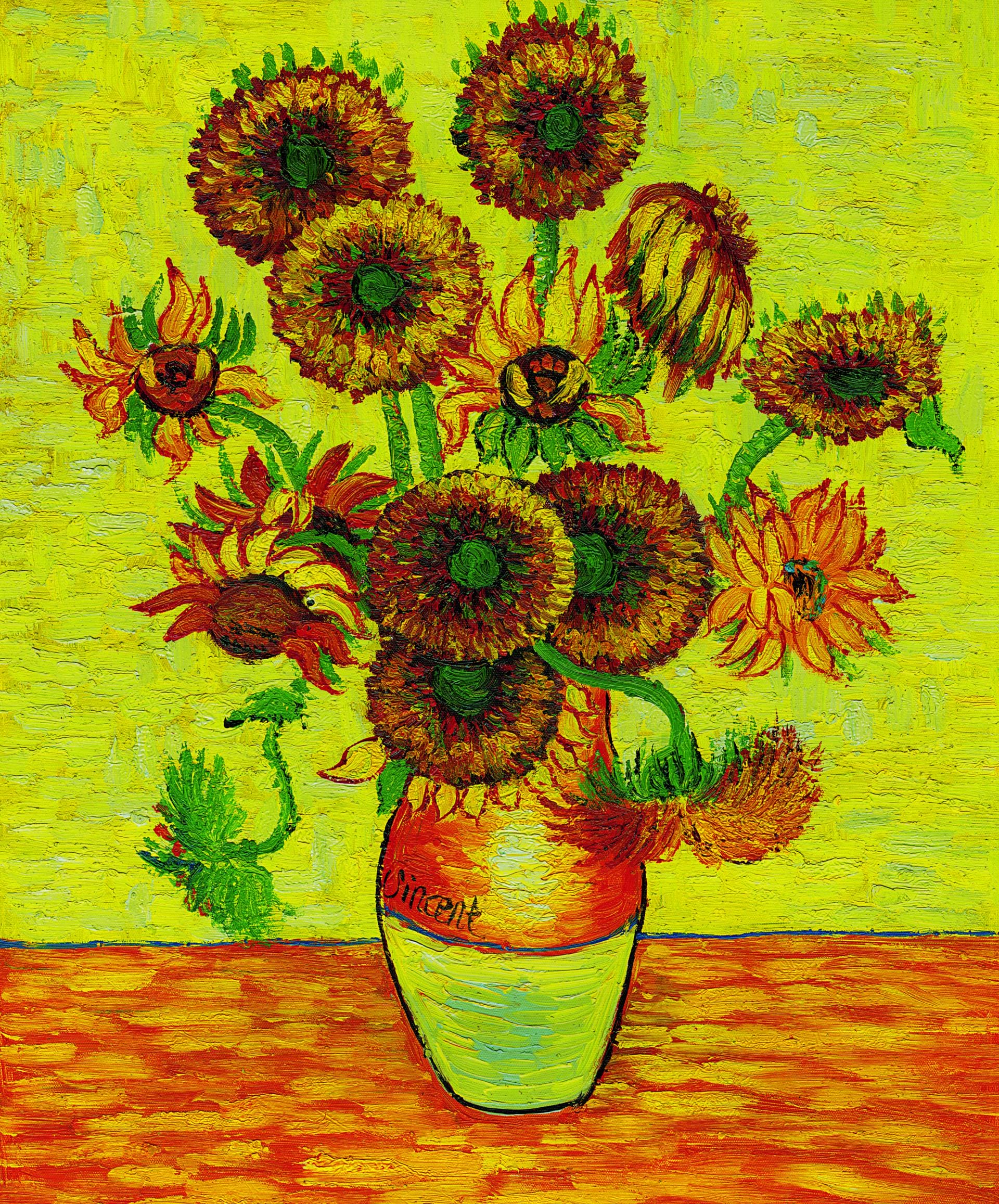 油画作品向日葵是画家谁的作品（向日葵是谁的作品）(图4)