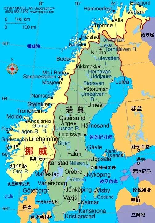 挪威是最北的国家吗（挪威是哪个国家）(图13)