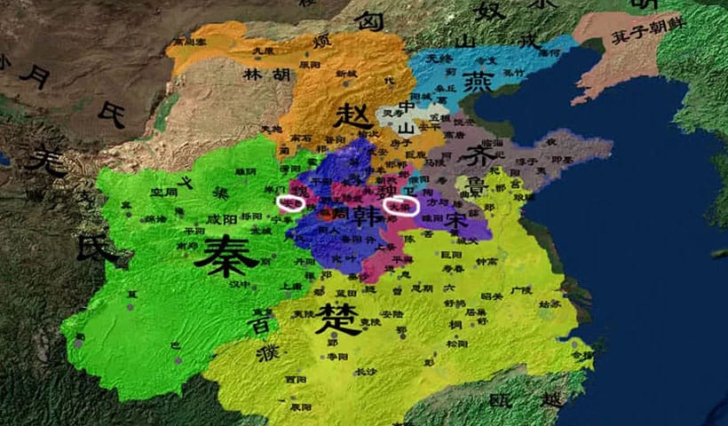 秦国位于今天的哪个省地图（秦国是现在的哪个省）(图2)