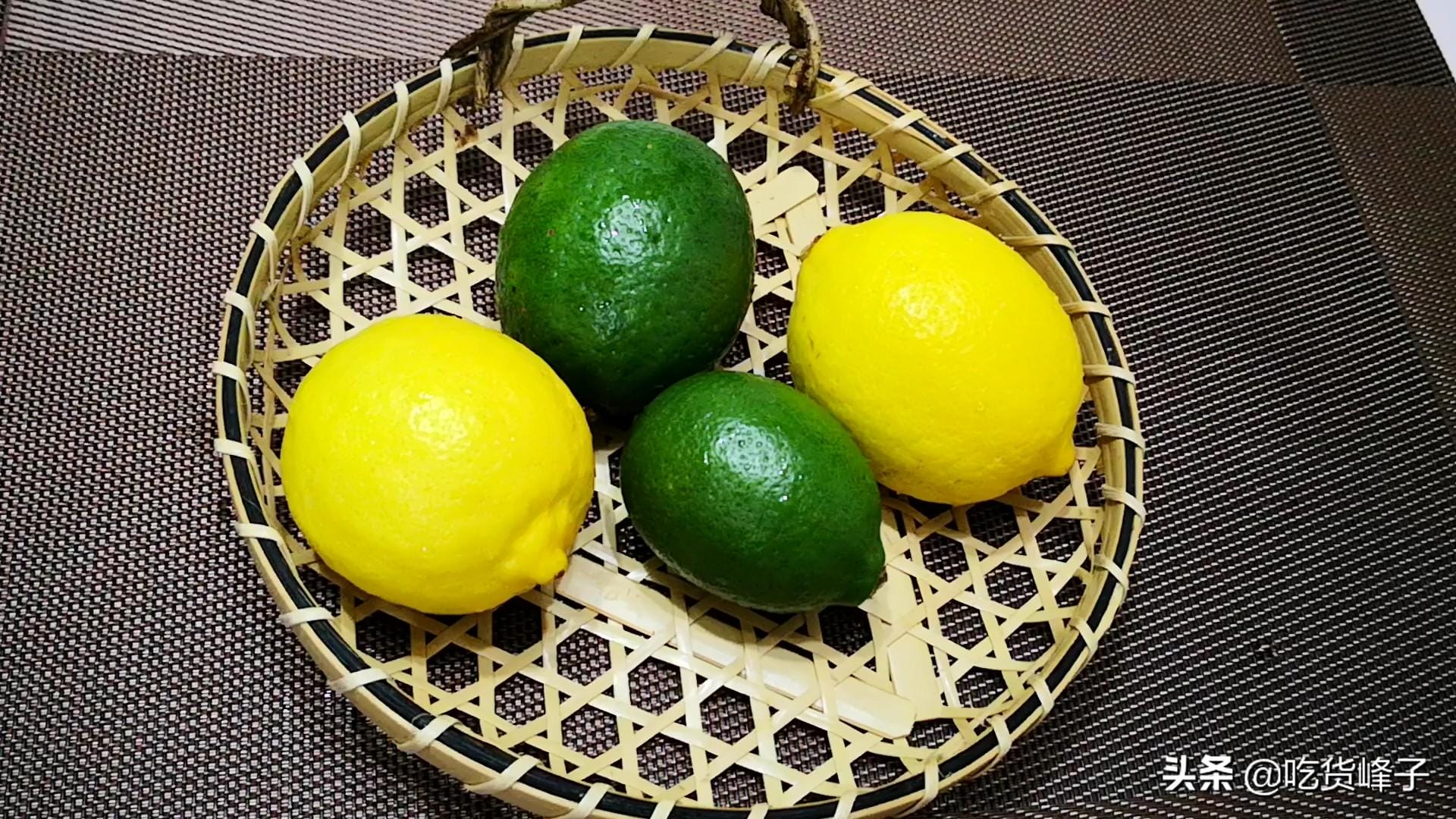 青柠檬和黄柠檬有什么区别-哪个营养好-（青柠檬和黄柠檬的区别）(图2)