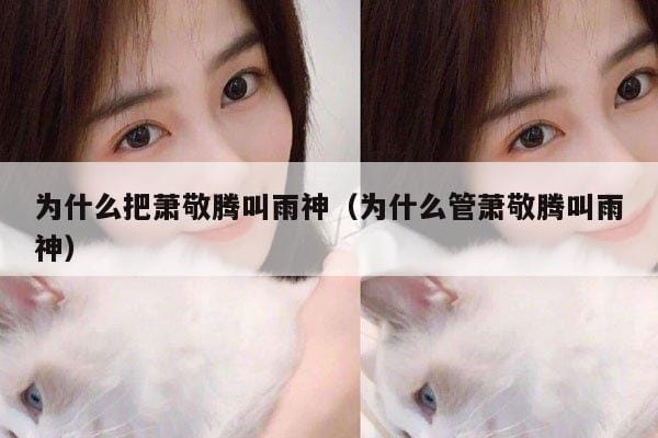 为什么把萧敬腾叫雨神(为什么管萧敬腾叫雨神) 为什么把萧敬腾叫雨神(为什么管萧敬腾叫雨神)