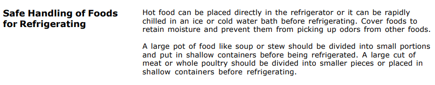 热食物可以直接放冰箱吗-（有余温的东西能不能放进冰箱）(图4)