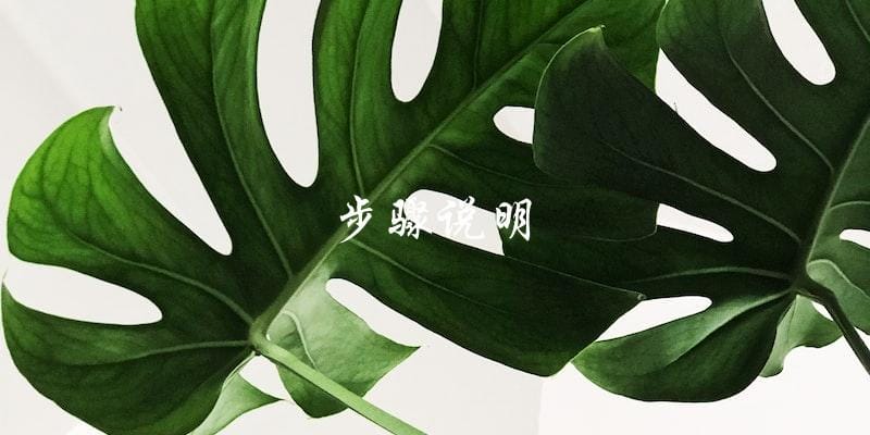 步骤说明 步骤说明