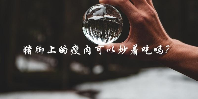 猪脚上的瘦肉可以炒着吃吗? 猪脚上的瘦肉可以炒着吃吗?