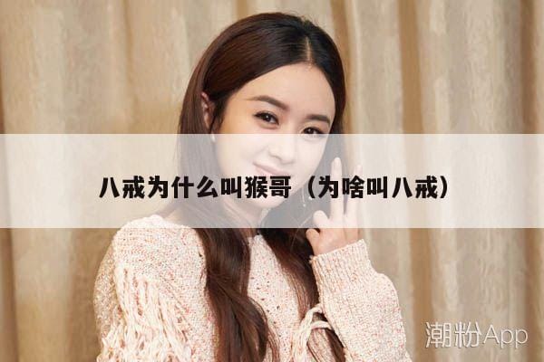 八戒为什么叫猴哥(为啥叫八戒) 八戒为什么叫猴哥(为啥叫八戒)