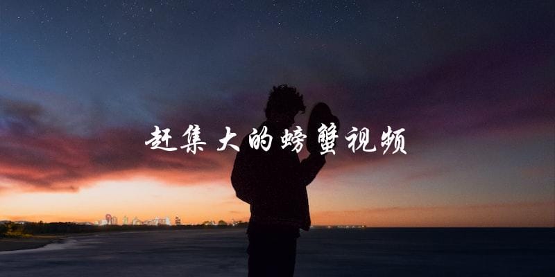 赶集大的螃蟹视频：直击市场最新鲜的海鲜！