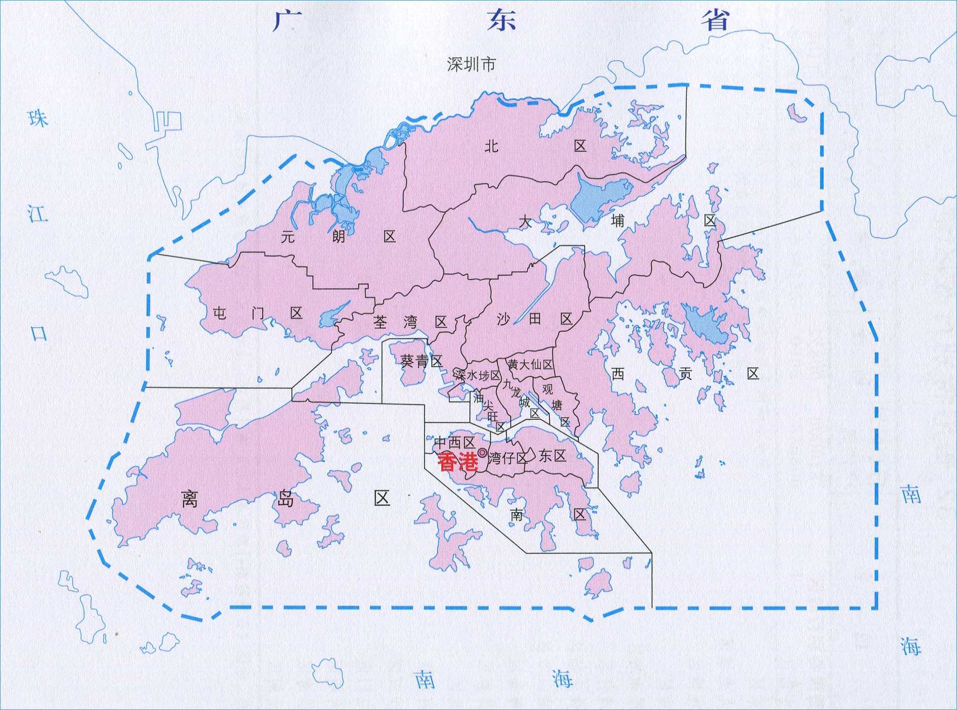 香港土地面积相当于哪个市（香港土地面积有多大）(图7)