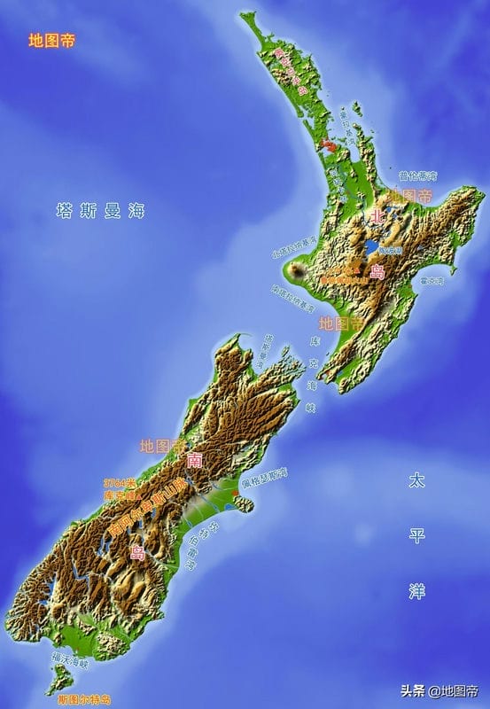 新西兰和澳大利亚哪个国家大（新西兰国土面积有多大）(图2)