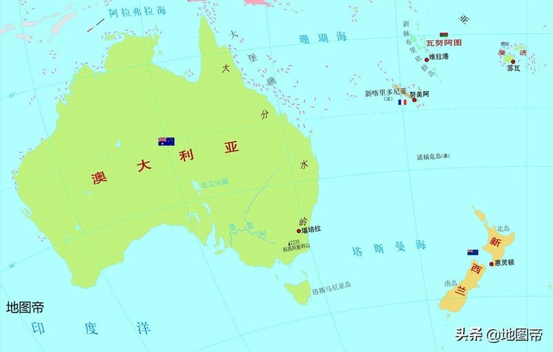 新西兰和澳大利亚哪个国家大（新西兰国土面积有多大）(图5)