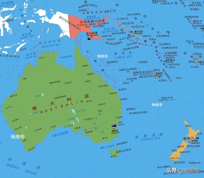 新西兰和澳大利亚哪个国家大（新西兰国土面积有多大）(图3)
