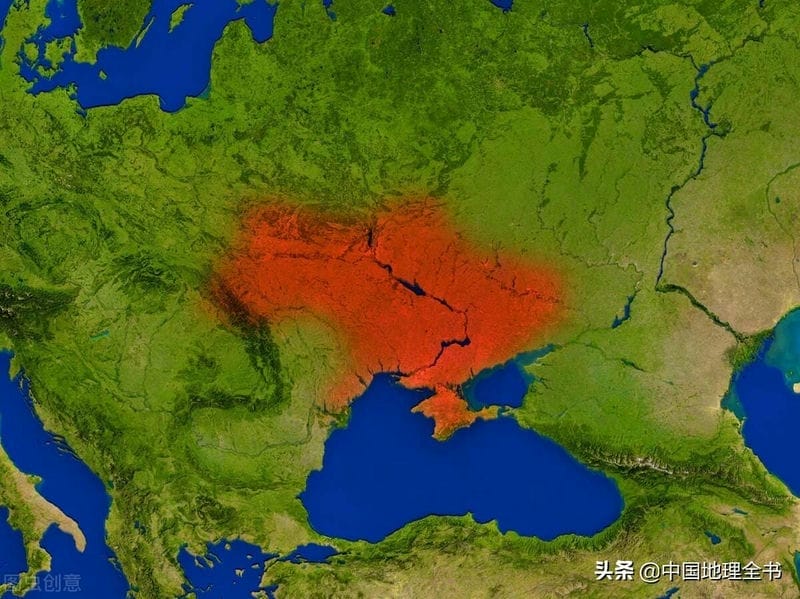 乌克兰的地理（乌克兰地形以什么为主）(图2)