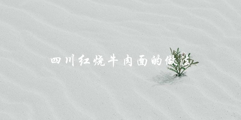 教你如何做出正宗的四川红烧牛肉面 教你如何做出正宗的四川红烧牛肉面