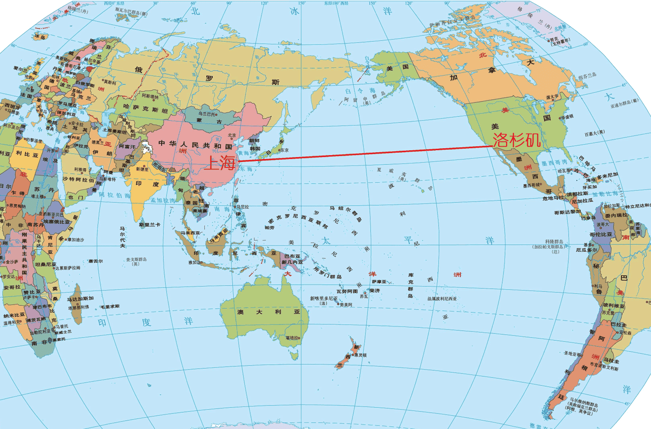 飞机为什么不直接横飞太平洋（飞机为什么不飞直线）(图2)