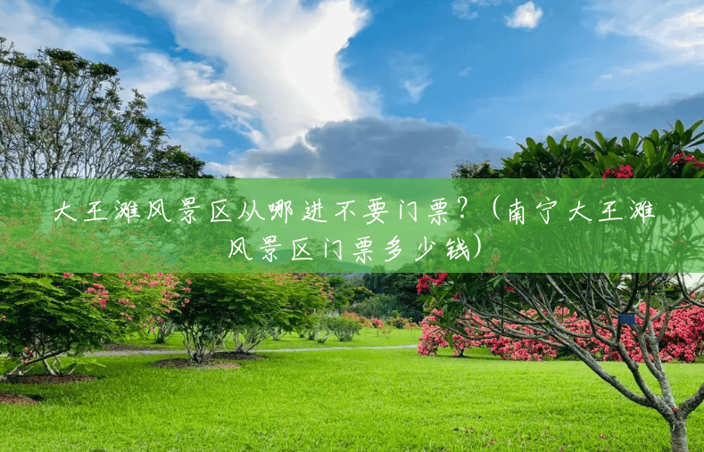 大王滩风景区从哪进不要门票?(南宁大王滩风景区门票多少钱) 大王滩风景区从哪进不要门票?(南宁大王滩风景区门票多少钱)