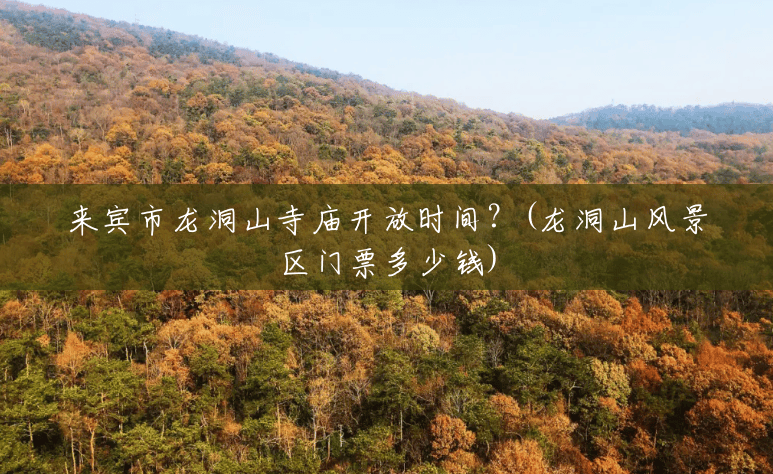 来宾市龙洞山寺庙开放时间?(龙洞山风景区门票多少钱) 来宾市龙洞山寺庙开放时间?(龙洞山风景区门票多少钱)