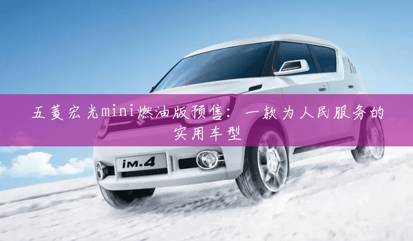 五菱宏光mini燃油版预售：一款为人民服务的实用车型