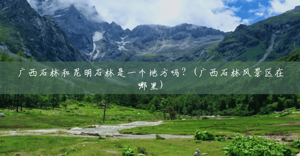 广西石林和昆明石林是一个地方吗?(广西石林风景区在哪里) 广西石林和昆明石林是一个地方吗?(广西石林风景区在哪里)