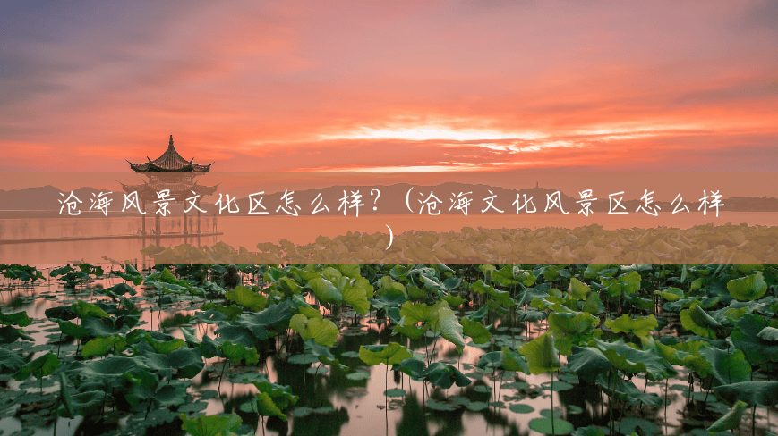 沧海风景文化区怎么样？(沧海文化风景区怎么样)