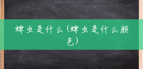 蜱虫是什么(蜱虫是什么颜色) 蜱虫是什么(蜱虫是什么颜色)
