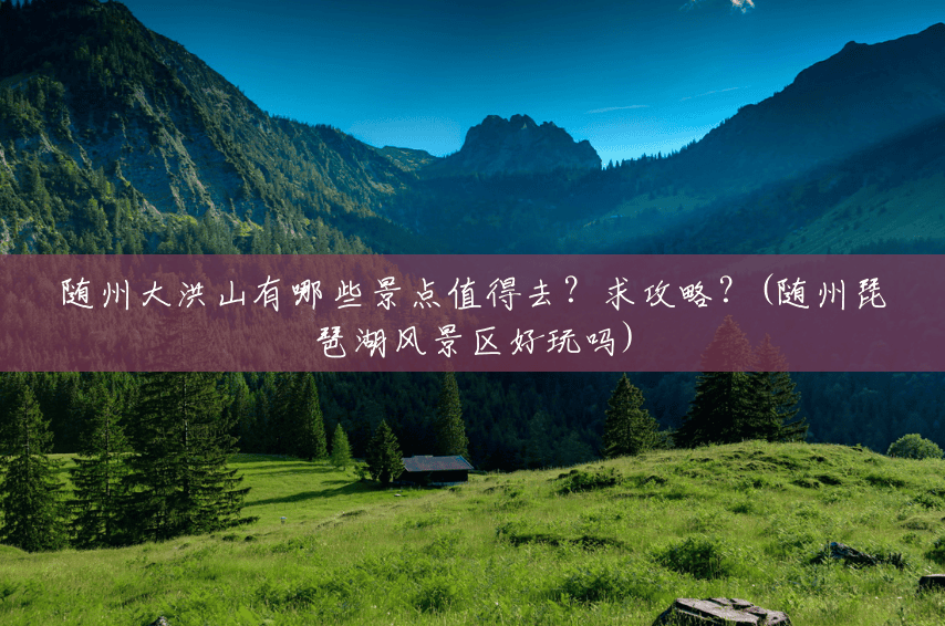 随州大洪山有哪些景点值得去？求攻略？(随州琵琶湖风景区好玩吗)