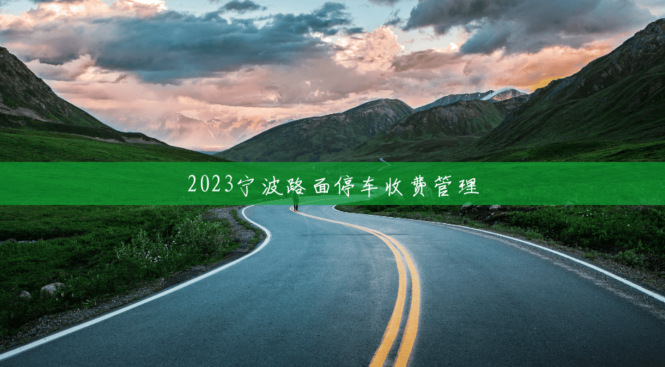 2023宁波路面停车收费管理