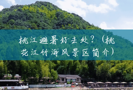 桃江避暑好去处?(桃花江竹海风景区简介) 桃江避暑好去处?(桃花江竹海风景区简介)