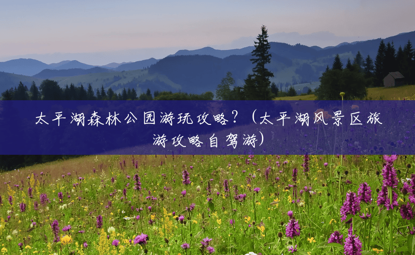 太平湖森林公园游玩攻略?(太平湖风景区旅游攻略自驾游) 太平湖森林公园游玩攻略?(太平湖风景区旅游攻略自驾游)