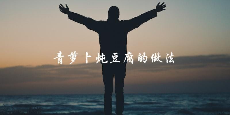 青萝卜炖豆腐,简单易做,营养美味! 青萝卜炖豆腐,简单易做,营养美味!