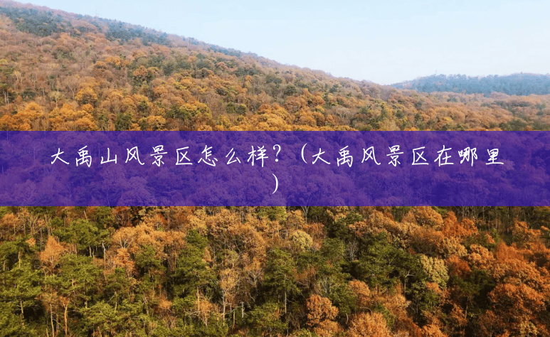 大禹山风景区怎么样?(大禹风景区在哪里) 大禹山风景区怎么样?(大禹风景区在哪里)