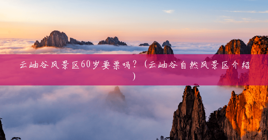 云岫谷风景区60岁要票吗?(云岫谷自然风景区介绍) 云岫谷风景区60岁要票吗?(云岫谷自然风景区介绍)