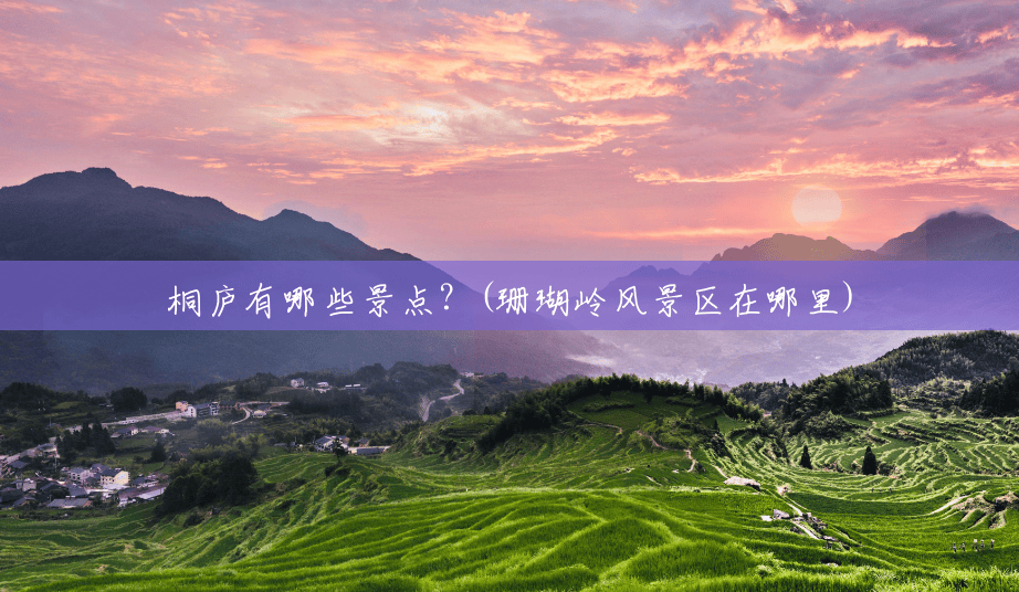 桐庐有哪些景点?(珊瑚岭风景区在哪里) 桐庐有哪些景点?(珊瑚岭风景区在哪里)