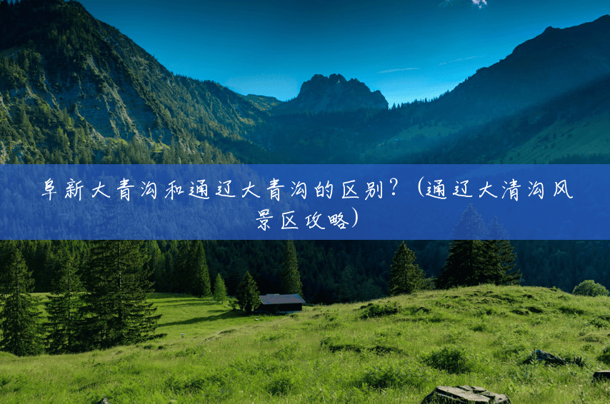 阜新大青沟和通辽大青沟的区别？(通辽大清沟风景区攻略)