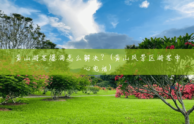 黄山游客爆满怎么解决?(黄山风景区游客中心电话) 黄山游客爆满怎么解决?(黄山风景区游客中心电话)