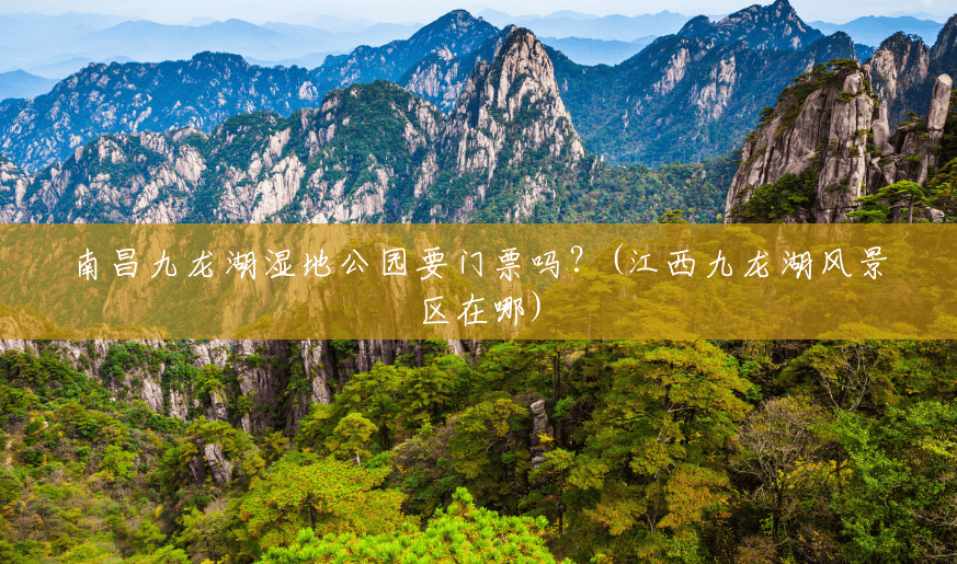 南昌九龙湖湿地公园要门票吗？(江西九龙湖风景区在哪)
