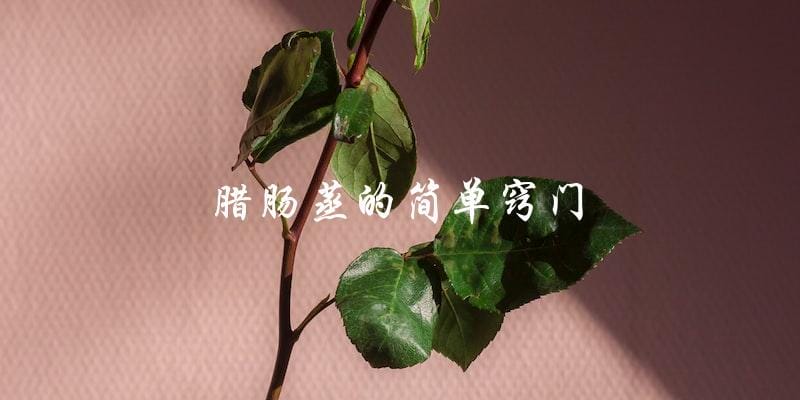 腊肠蒸的简单窍门 腊肠蒸的简单窍门