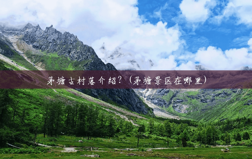 茅塘古村落介绍?(茅塘景区在哪里) 茅塘古村落介绍?(茅塘景区在哪里)