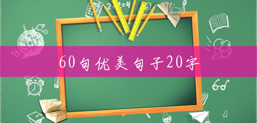 60句优美句子20字