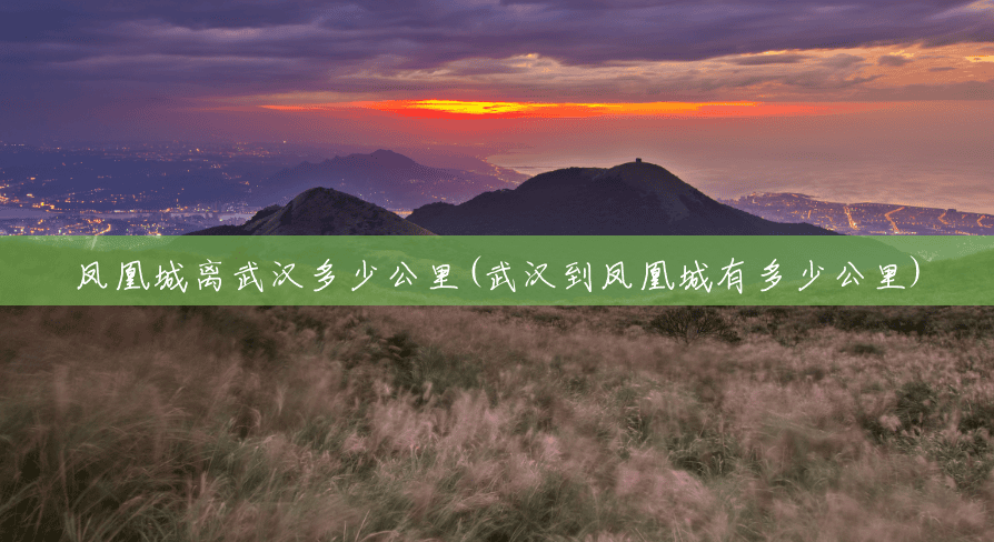 凤凰城离武汉多少公里(武汉到凤凰城有多少公里)