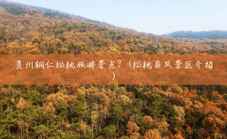 贵州铜仁松桃旅游景点?(松桃县风景区介绍) 贵州铜仁松桃旅游景点?(松桃县风景区介绍)