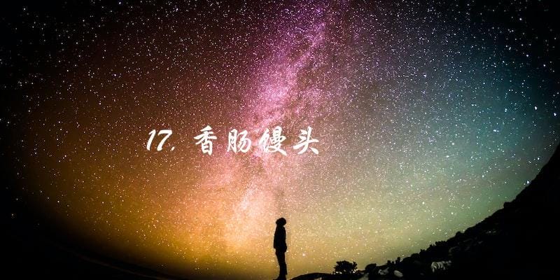 17. 香肠馒头 17. 香肠馒头