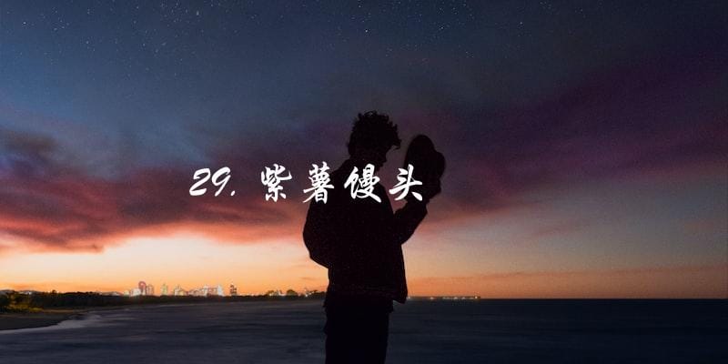 29. 紫薯馒头 29. 紫薯馒头