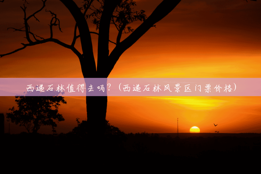 西递石林值得去吗?(西递石林风景区门票价格) 西递石林值得去吗?(西递石林风景区门票价格)