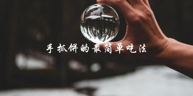 手抓饼最简单的吃法:直接上手吃! 手抓饼最简单的吃法:直接上手吃!