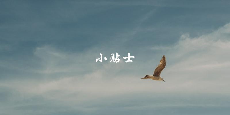 小贴士 小贴士