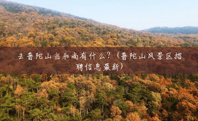 去普陀山当和尚有什么?(普陀山风景区招聘信息最新) 去普陀山当和尚有什么?(普陀山风景区招聘信息最新)