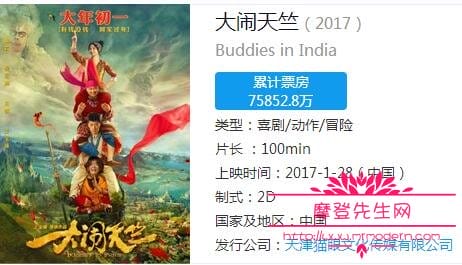 大闹天竺票房有7.5亿赚钱了吗(大闹天宫票房多少亿) 大闹天竺票房有7.5亿赚钱了吗(大闹天宫票房多少亿)